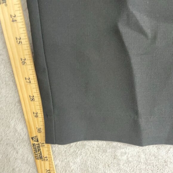 NEW Dkny Women's 16 Black Wide-Leg Pleated Dress Pants Polyester - Picture 8 of 14